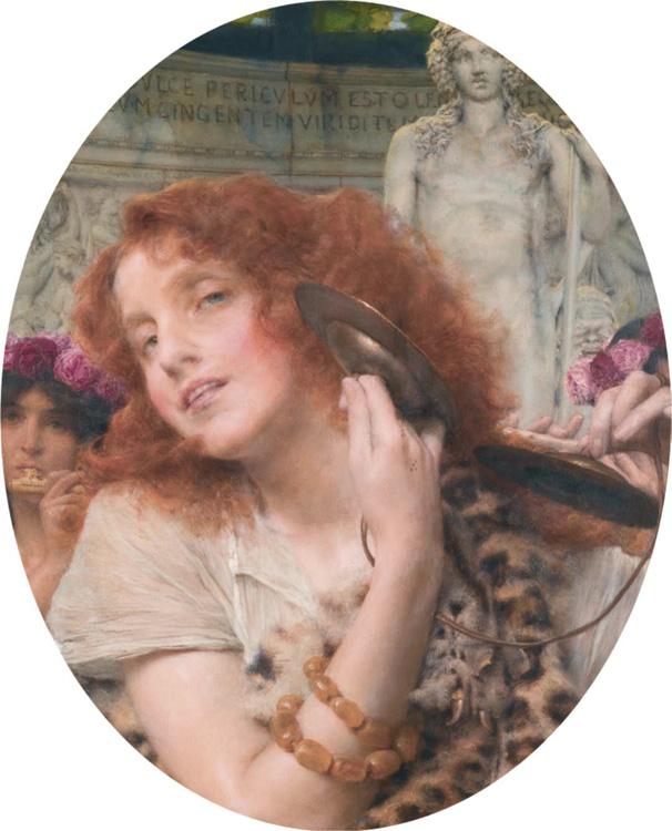 Alma-Tadema, Sir Lawrence Bacchante (mk23) oil painting image